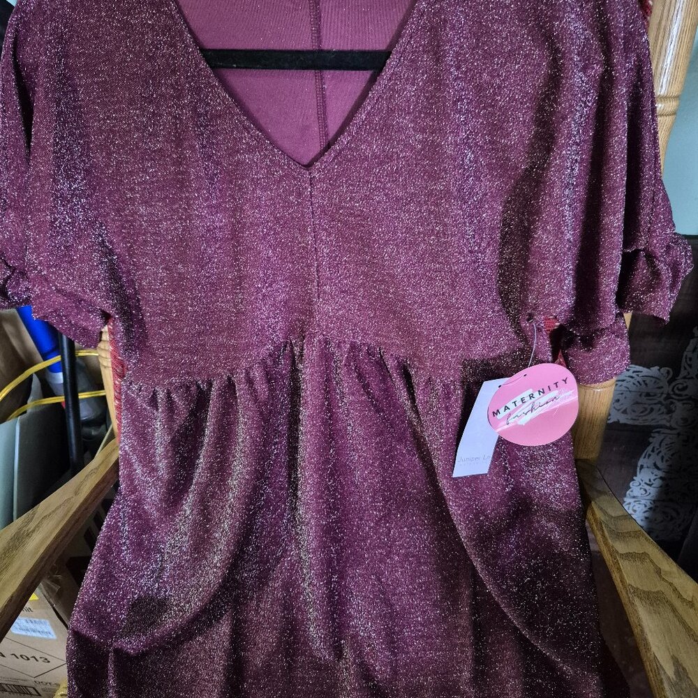 Sparkly short sleeve top